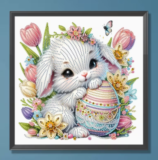 Preview: Diamond Painting Osterhase & Ei